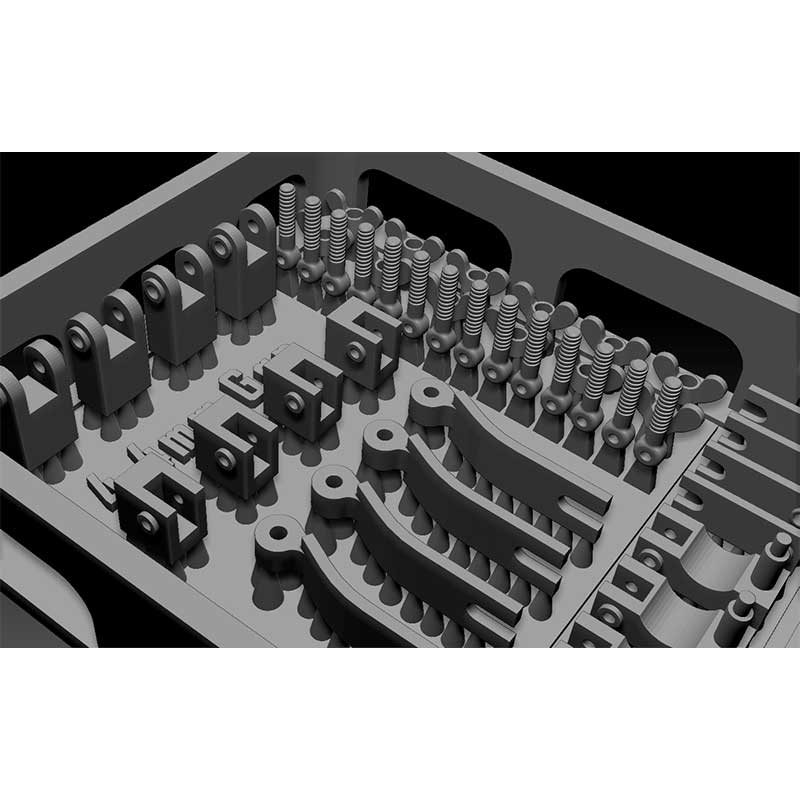 1/16 German Workable Cable Holders Late (Tiger Late / Kingtiger) Detail Set BSK Model BSKC16002