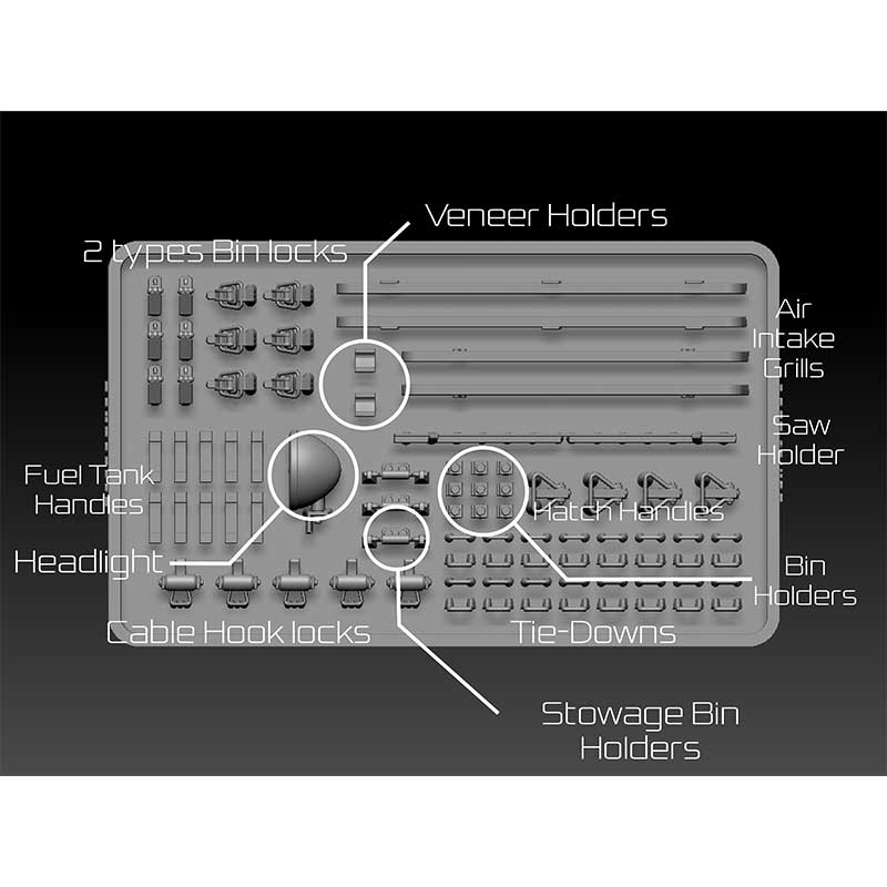 1/35 T-34 Detail Set BSK Model BSKD35007A