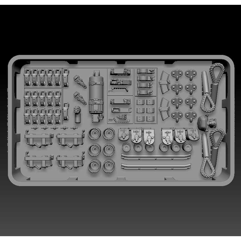 1/35 Panzer III Detail Set BSK Model BSKD35006A