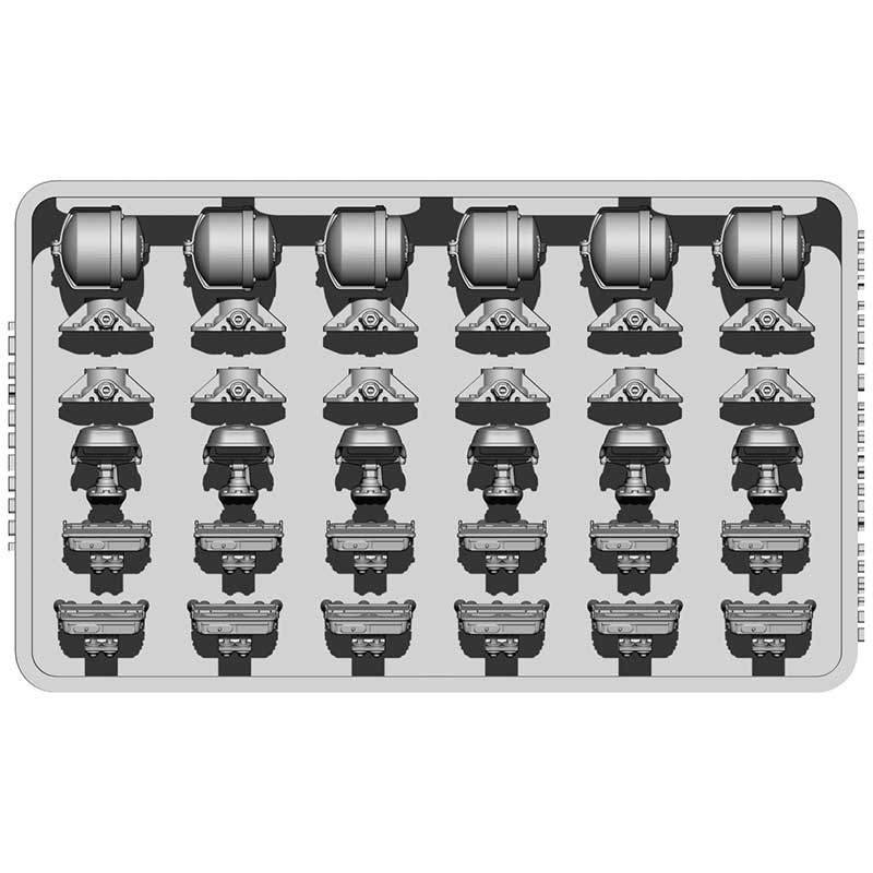 1/35 German Head light & Rear light Set Detail Set BSK Model BSKC35008