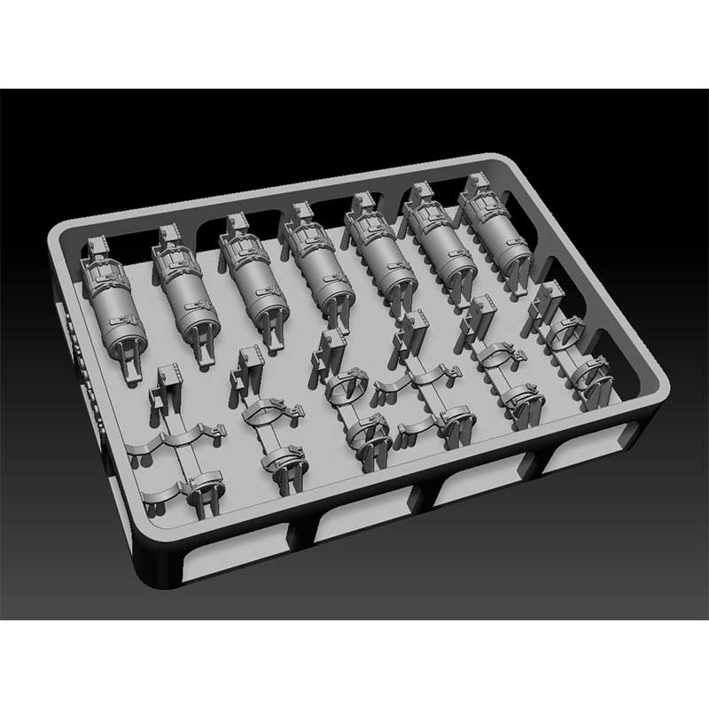 1/35 German Fire Extinguisher Early Detail Set BSK Model BSKC35004