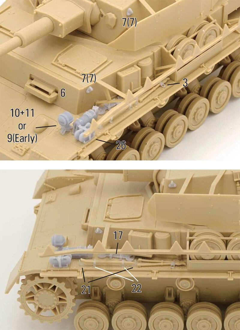 1/35 Panzer IV Detail Set BSK Model BSKD35008A