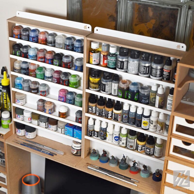 Hobbyzone Modular Paint Hanger x 5 Shelves S4S
