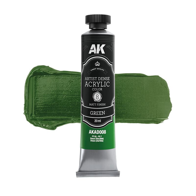 AK Interactive Green Acrylic (20ml) AK-AD008