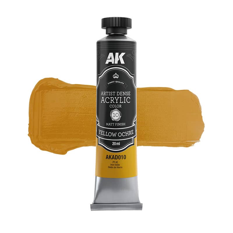 AK Interactive Yellow Ochre Acrylic (20ml) AK-AD010
