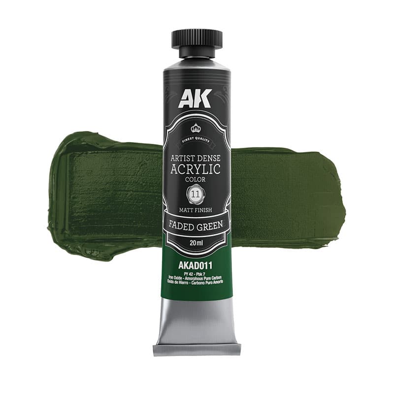 AK Interactive Faded Green Acrylic (20ml) AK-AD011