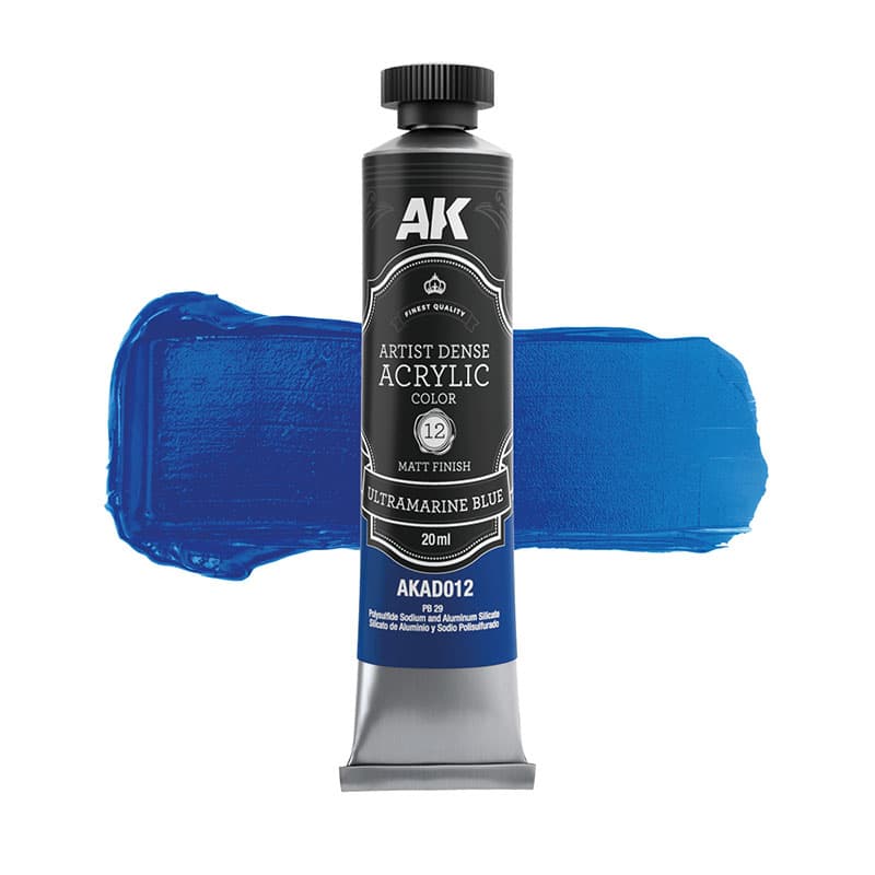 AK Interactive Ultramarine Blue Acrylic (20ml) AK-AD012