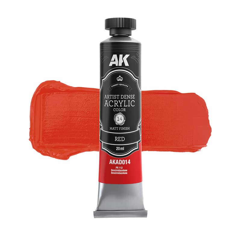 AK Interactive Red Acrylic (20ml) AK-AD014
