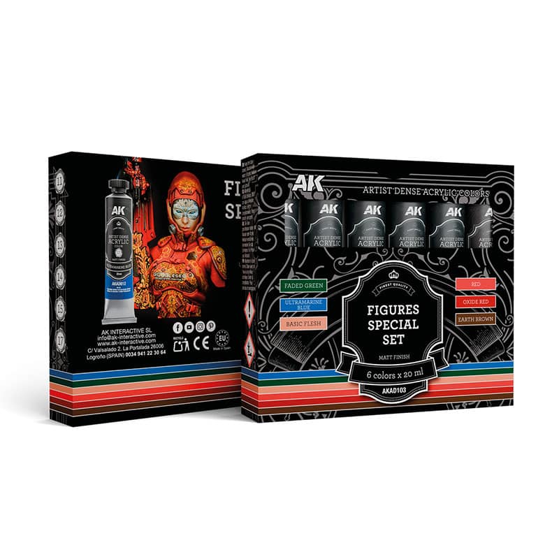 AK Interactive Figures Special Acrylic Set AK-AD103
