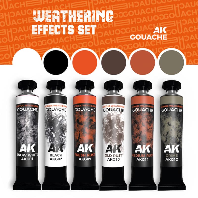 AK Interactive Weathering Effects Set  AK-G25