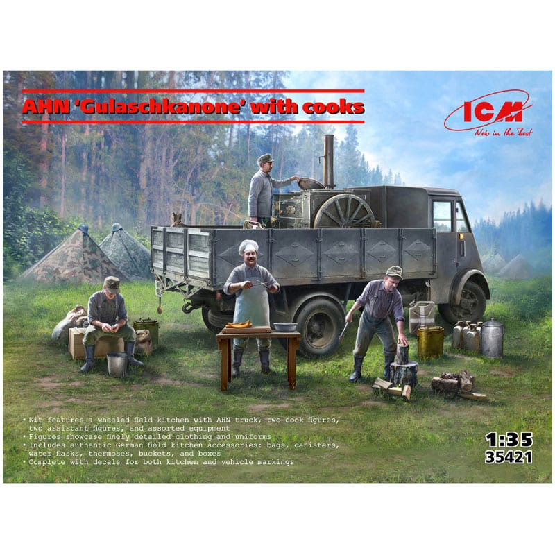 1/35 AHN 'Gulaschkanone' with cooks ICM 35421