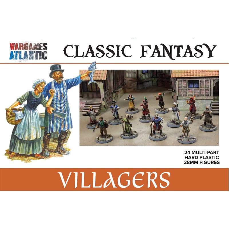 Wargames Atlantic Villagers (28mm) |WAACF010