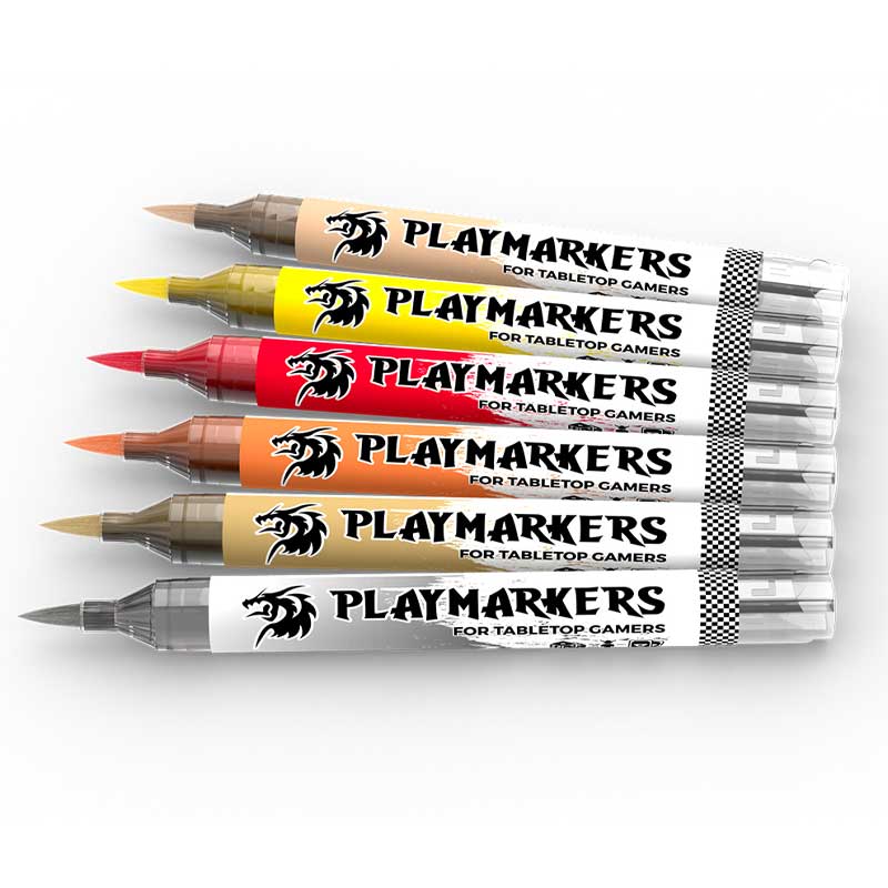 AK Interactive Playmarkers Set - Heroes (6 Markers) AK-M101