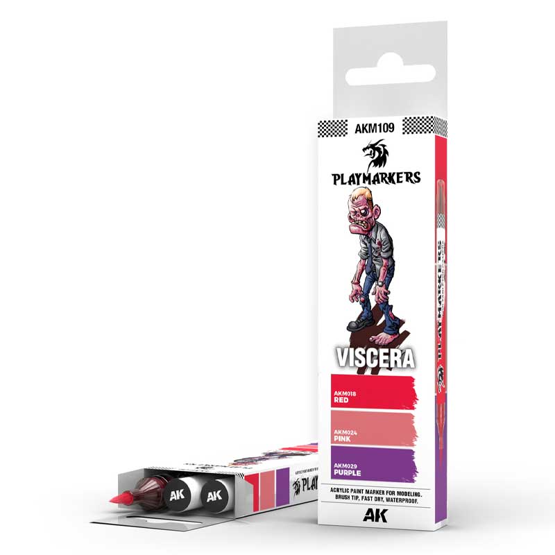 AK Interactive Playmarkers Set - Viscera (3 Markers) AK-M109