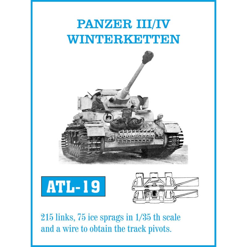 Friulmodel Pz III/IV Winterketten Metal Tracks (1/35) ATL-019