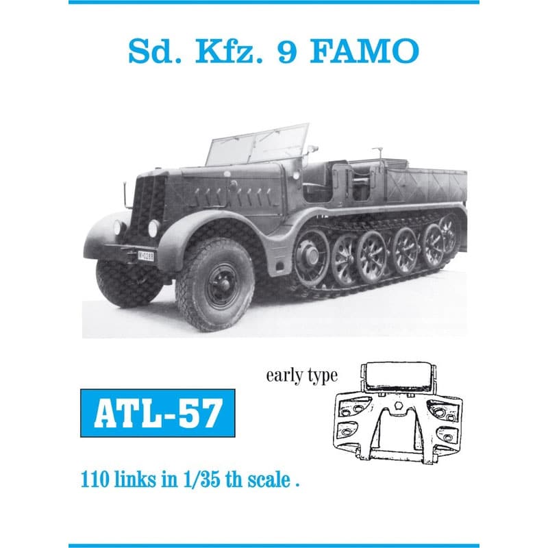Friulmodel Sd. Kfz. 9 FAMO Metal Tracks (1/35) ATL-057