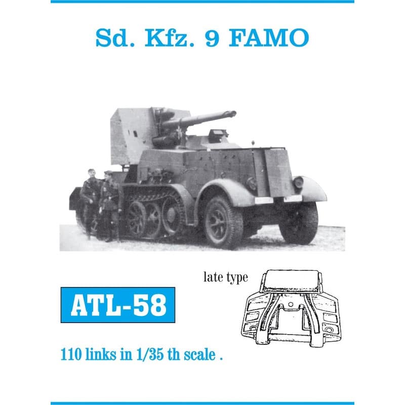 Friulmodel Sd. Kfz. 9 FAMO Metal Tracks (1/35) ATL-058