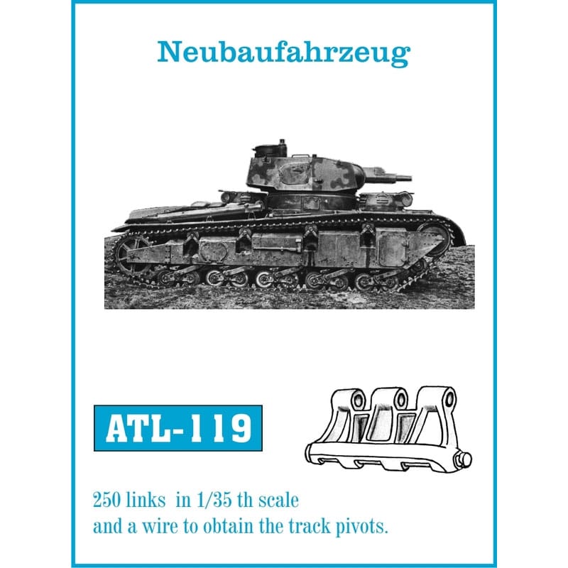 Friulmodel Neubaufahrzeug Metal Tracks (1/35) ATL-119