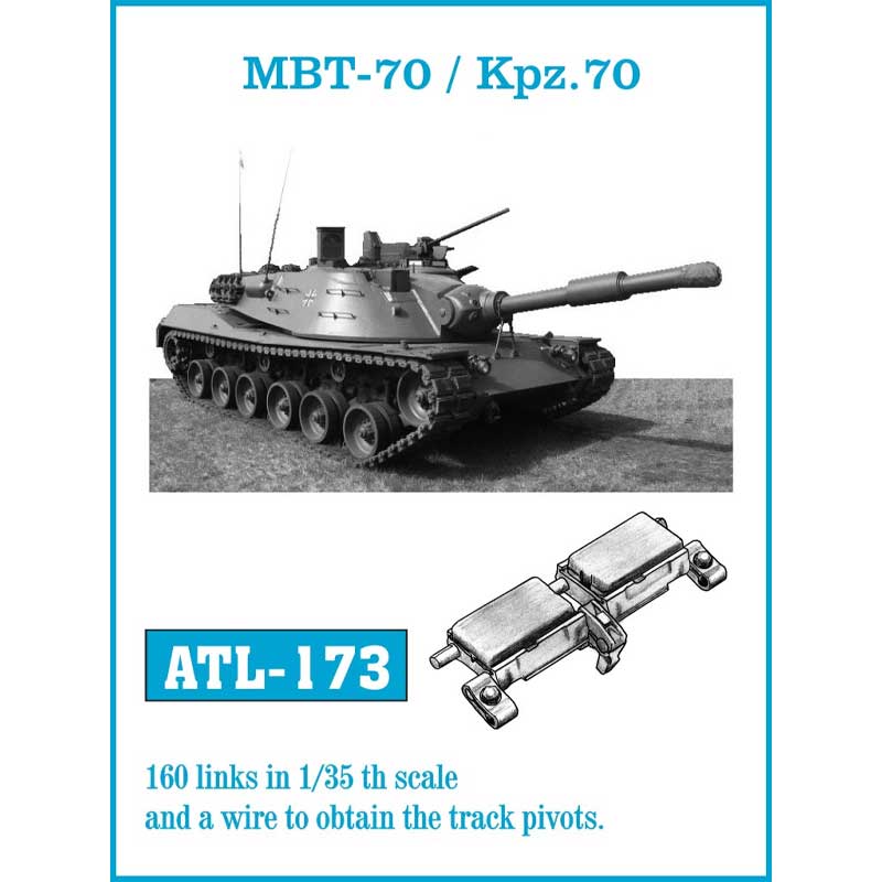 Friulmodel MBT-70 / KPz 70 Tracks (1/35) ATL-173