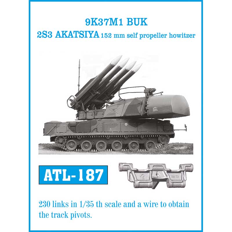 Friulmodel 9K37M1 Buk / 2S3 Akatsiya Tracks (1/35) ATL-187