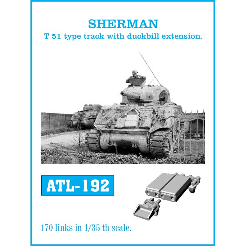 Friulmodel Sherman T51 Duckbill Tracks (1/35) ATL-192