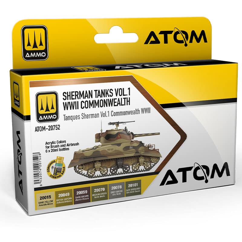 ATOM Sherman Tanks Vol 3 WWII US Marine Corps Set Ammo ATOM-20752