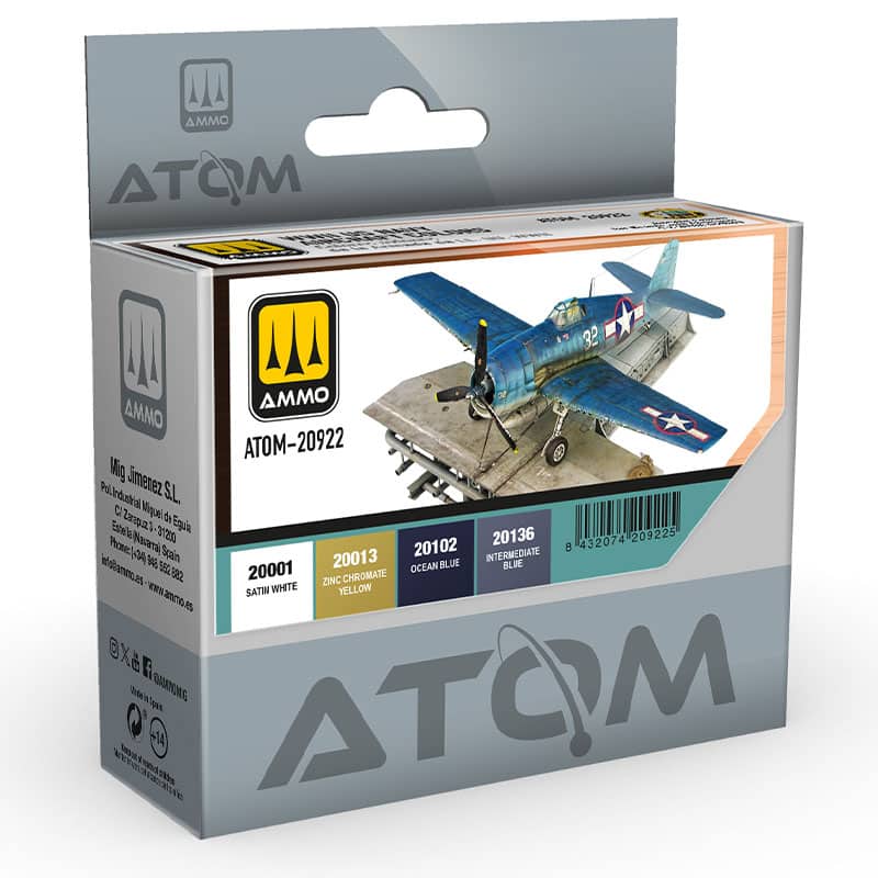 ATOM US Navy Aircraft WWII Colors Set Ammo ATOM-20922