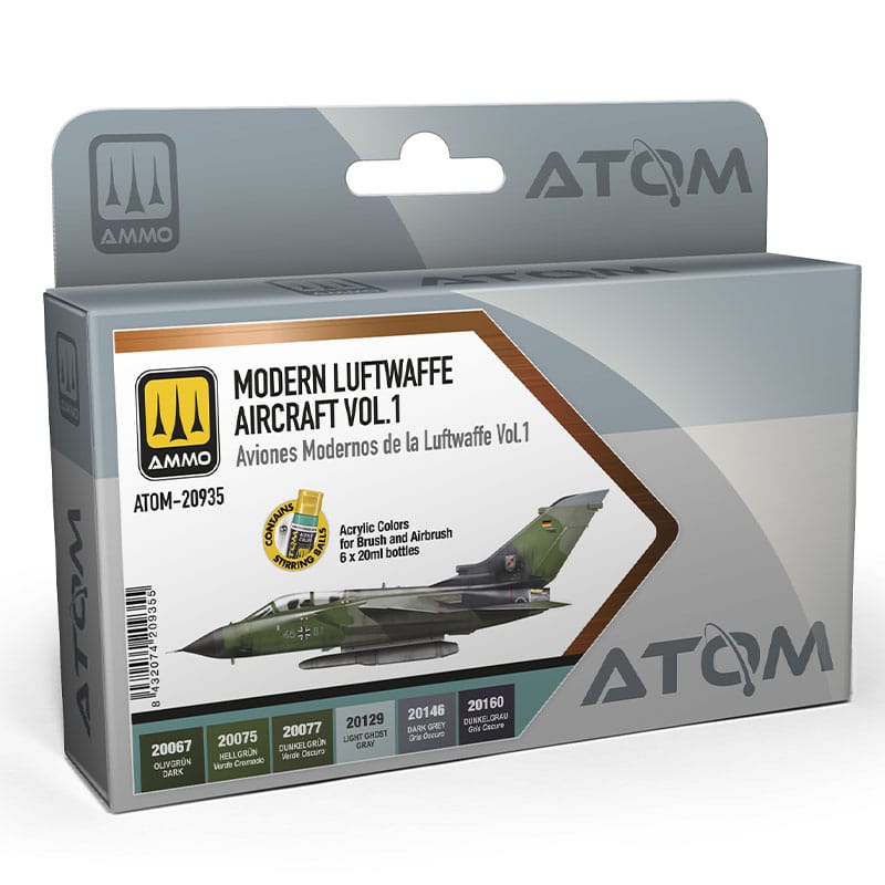 ATOM Modern Lufttwaffe Aircraft  Vol 1 Set Ammo ATOM-20935