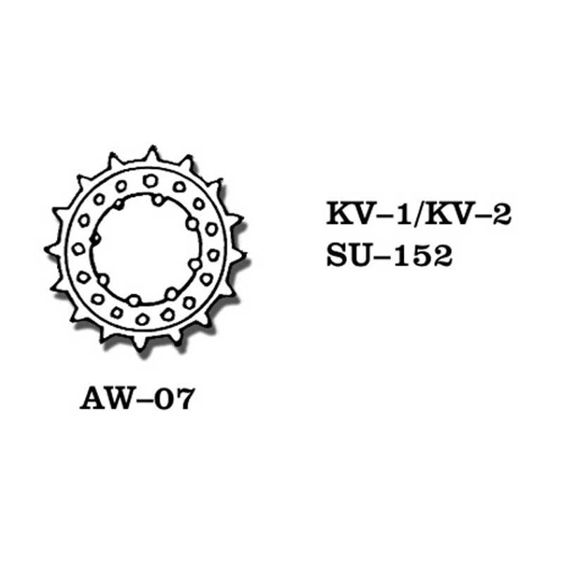 Friulmodel KV-1 KV-2 SU-152 Metal Wheels (1/35) AW-07
