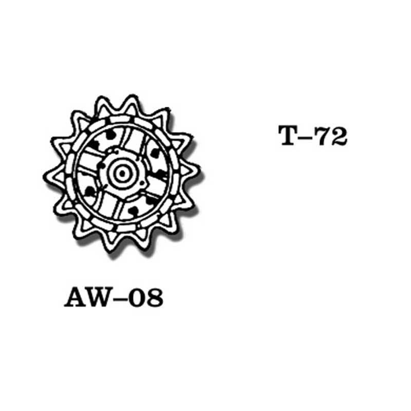 Friulmodel T-72 Metal Wheels (1/35) AW-08
