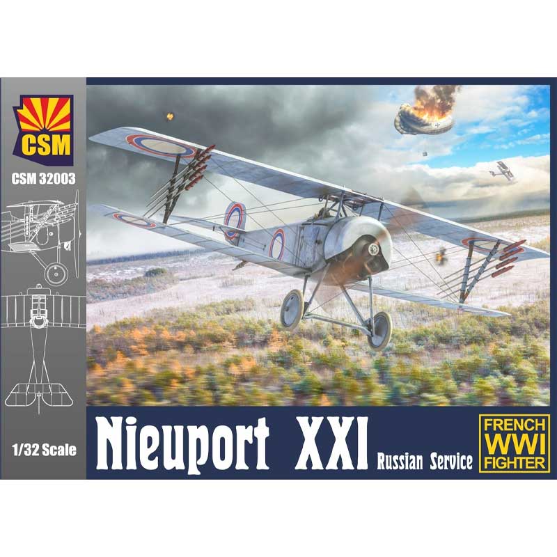 Copper State Models Nieuport XXI Russian Service (1/32) CSM32003