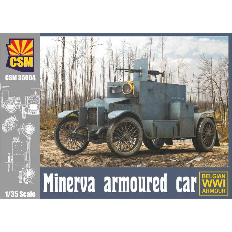 Copper State Models Minerva Armoured Car (1/35) CSM35004