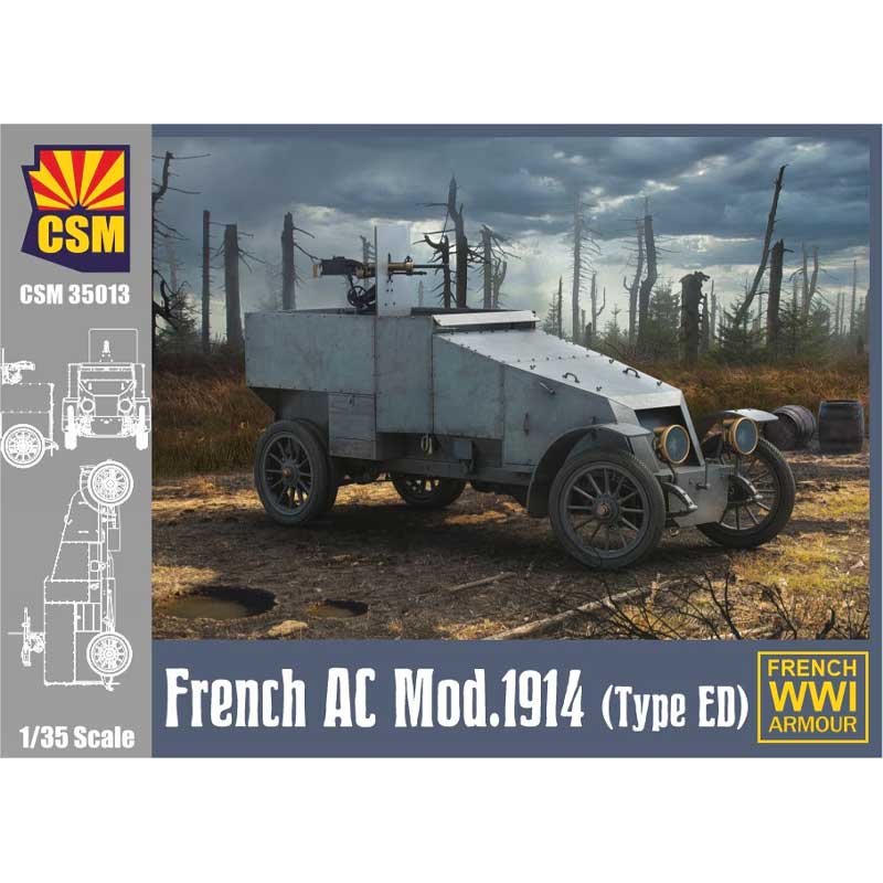 Copper State Models French Armoured Car Modele 1914 (1/35) CSM35013