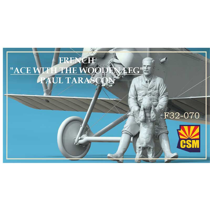 Copper State Models French Ace Wooden Leg Paul Tarascon (1/32) F32-070