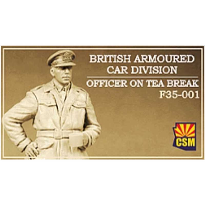 Copper State Models British Officer On Tea Break (1/35) F35-001