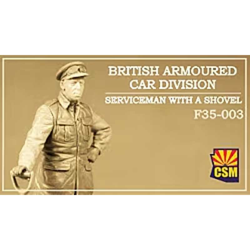 Copper State Models British Serviceman With A Shovel (1/35) F35-003