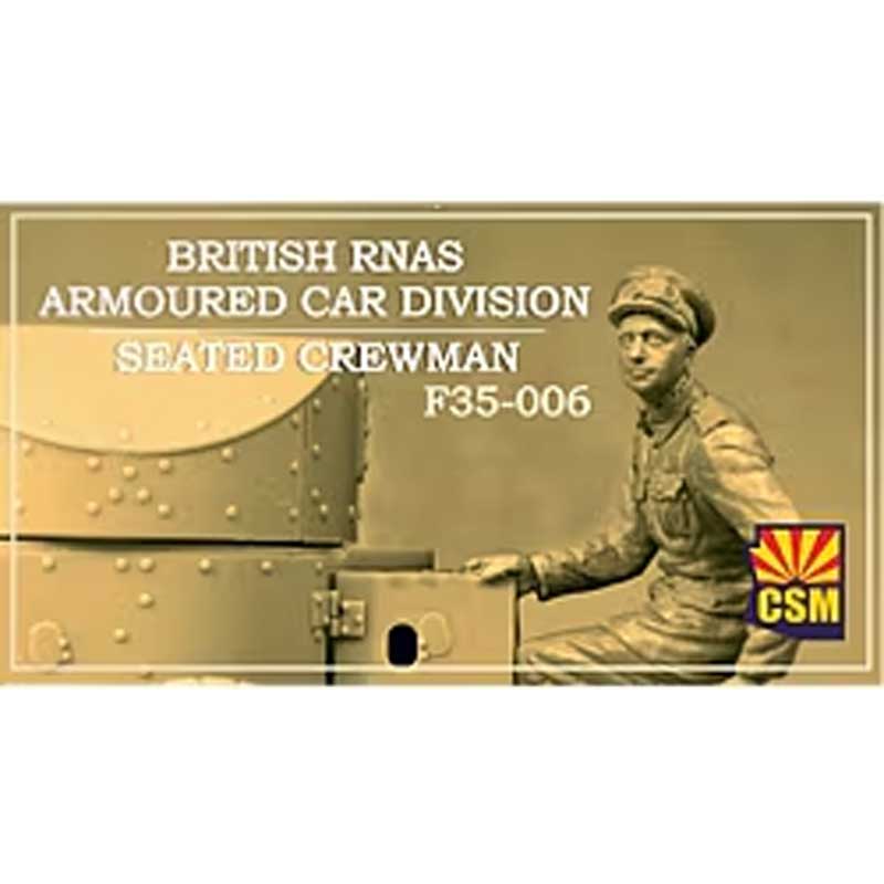Copper State Models British RNAS Seated Crewman (1/35) F35-006
