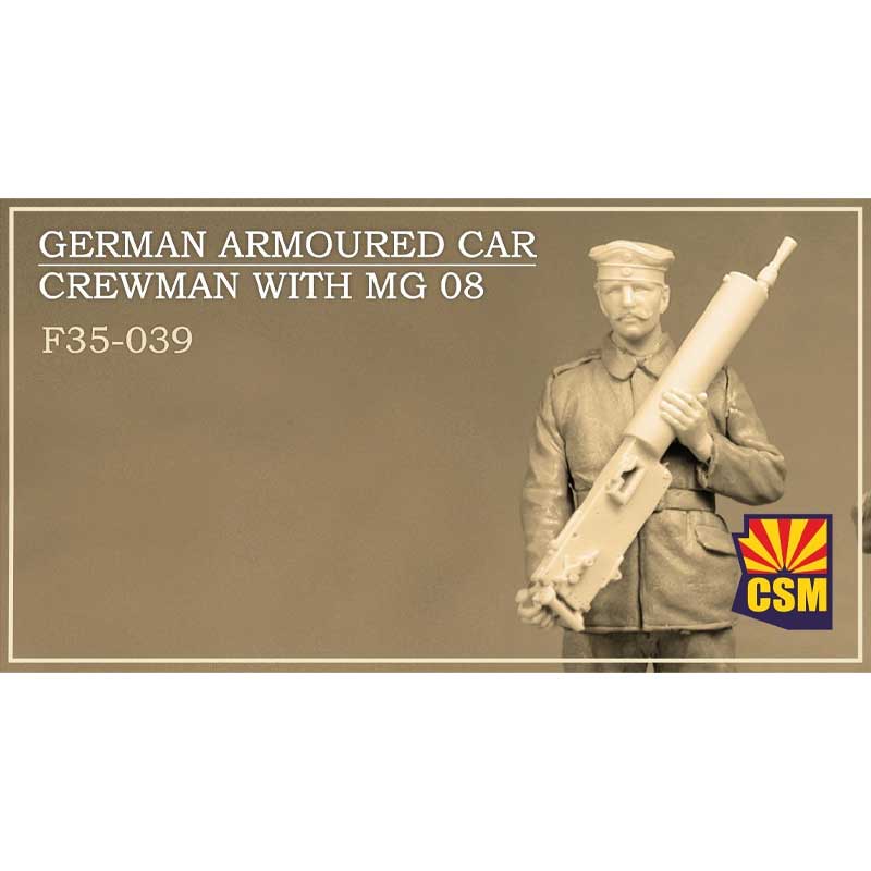 Copper State Models British German Crewman With MG 08 (1/35) F35-039