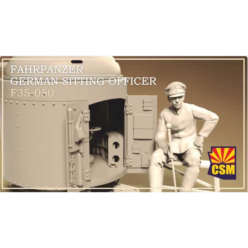 Copper State Models Fahrpanzer German Sitting Officer (1/35) F35-050
