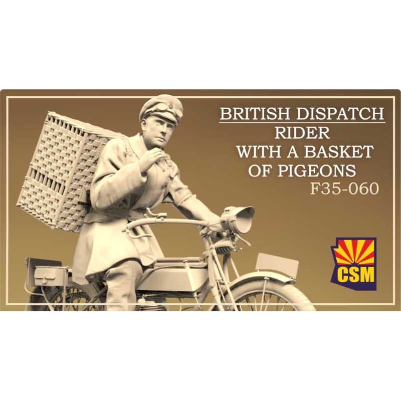 Copper State Models British Rider & Basket Of Pigeons (1/35) F35-060