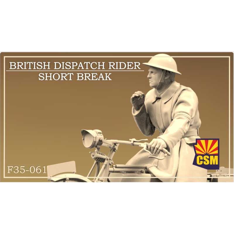 Copper State Models British Dispatch Rider On Break (1/35) F35-061