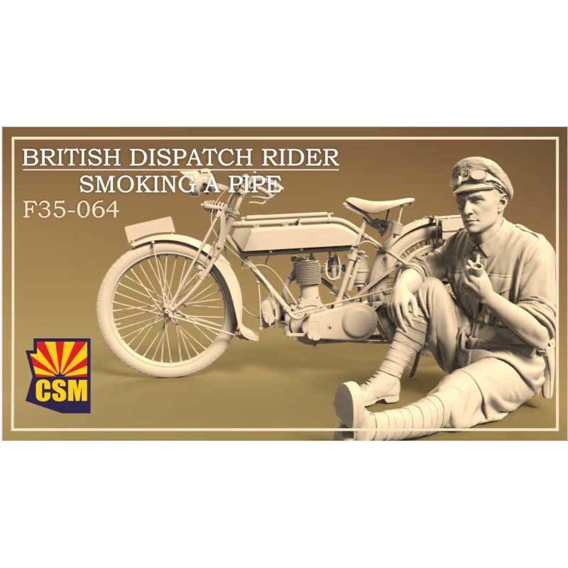 Copper State Models British Dispatch Rider Smoking Pipe (1/35) F35-064