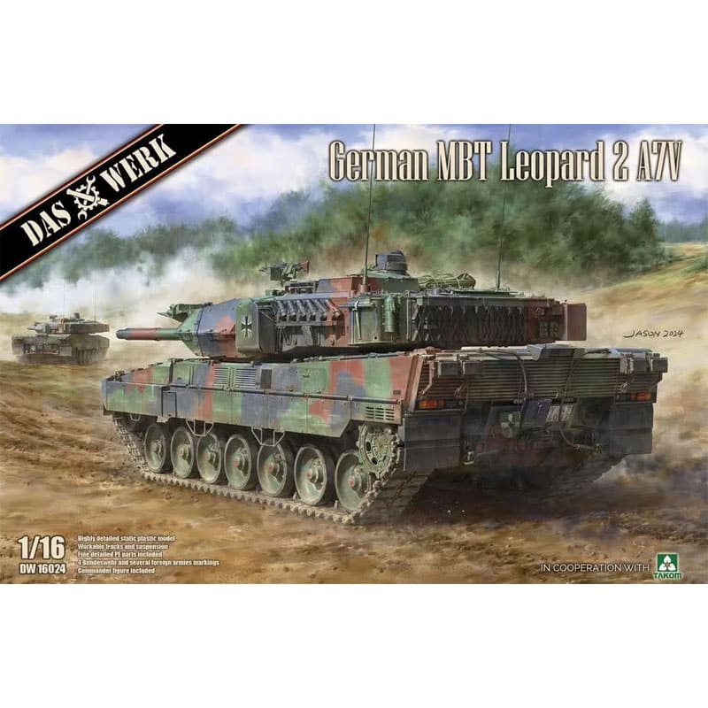 Das Werk German MBT Leopard 2 A7V (1/16) DW16024