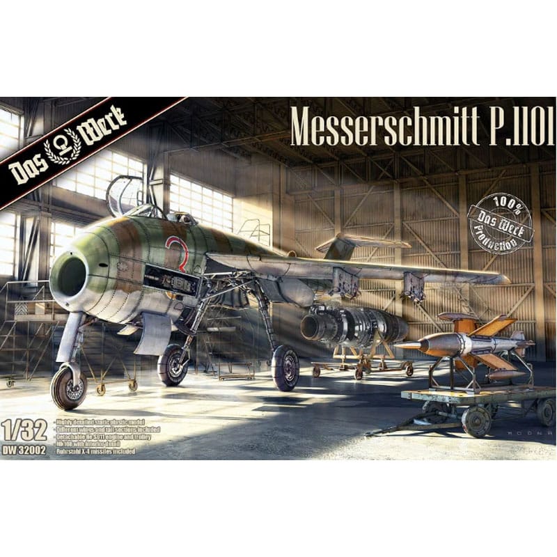 Das Werk Messerschmitt P.1101 (1/32) DW32002