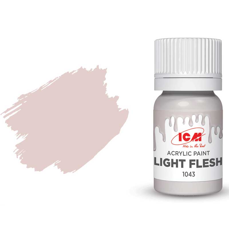 ICM Acrylic Paint - Light Flesh (12ml) 1043