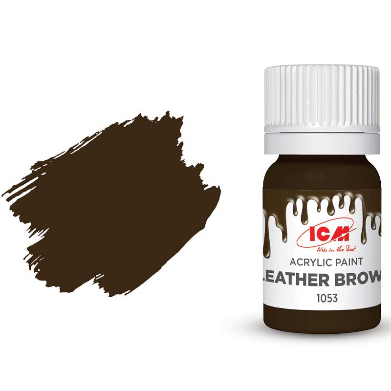 ICM Acrylic Paint - Leather Brown (12ml) 1053