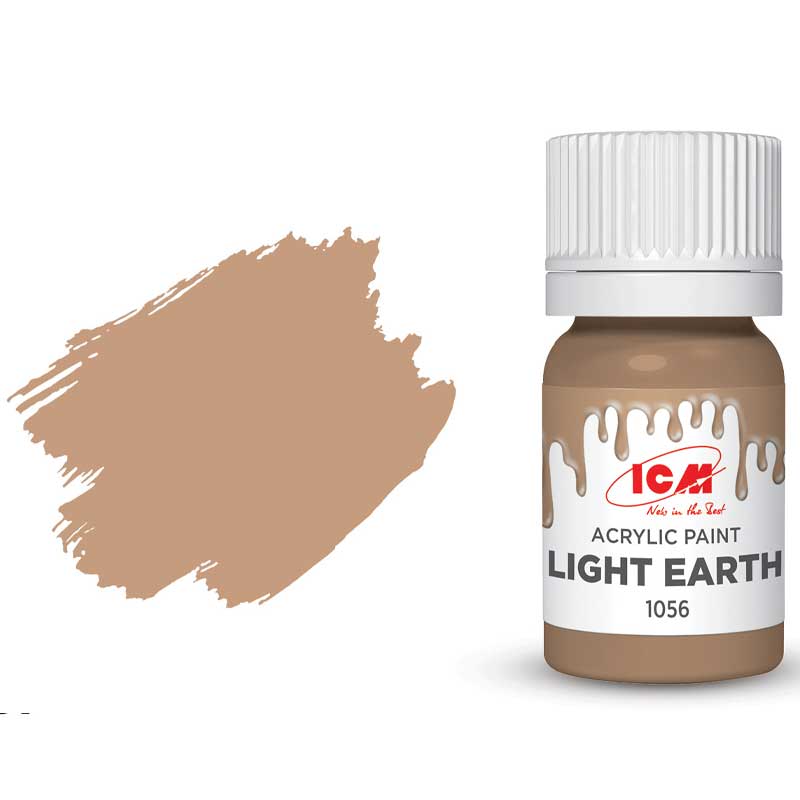 ICM Acrylic Paint - Light Earth (12ml) 1056