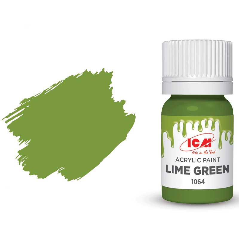 ICM Acrylic Paint - Lime Green (12ml) 1064