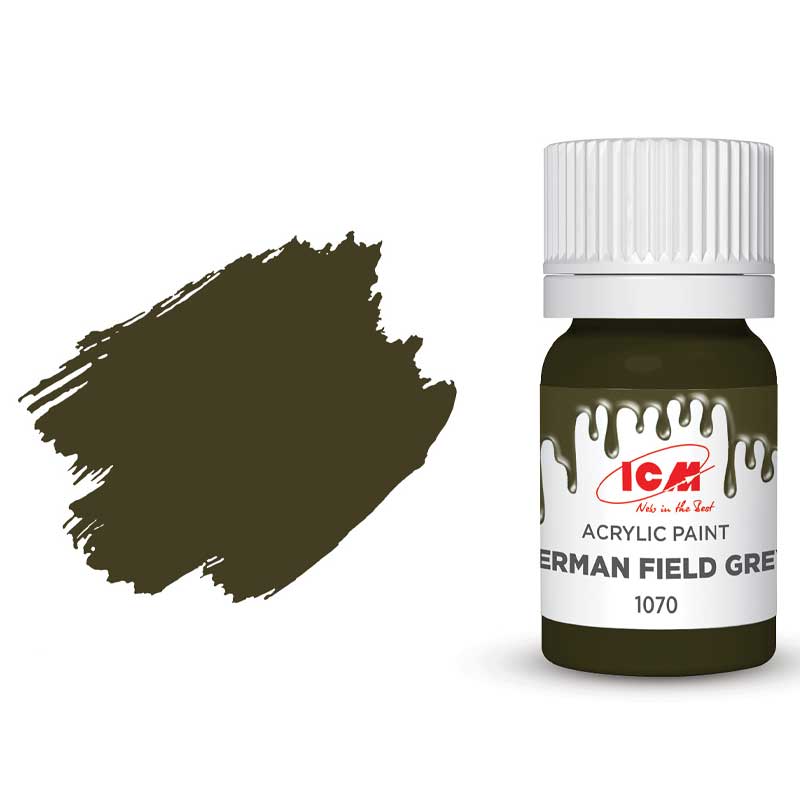 ICM Acrylic Paint - German Field Grey (12ml) 1070