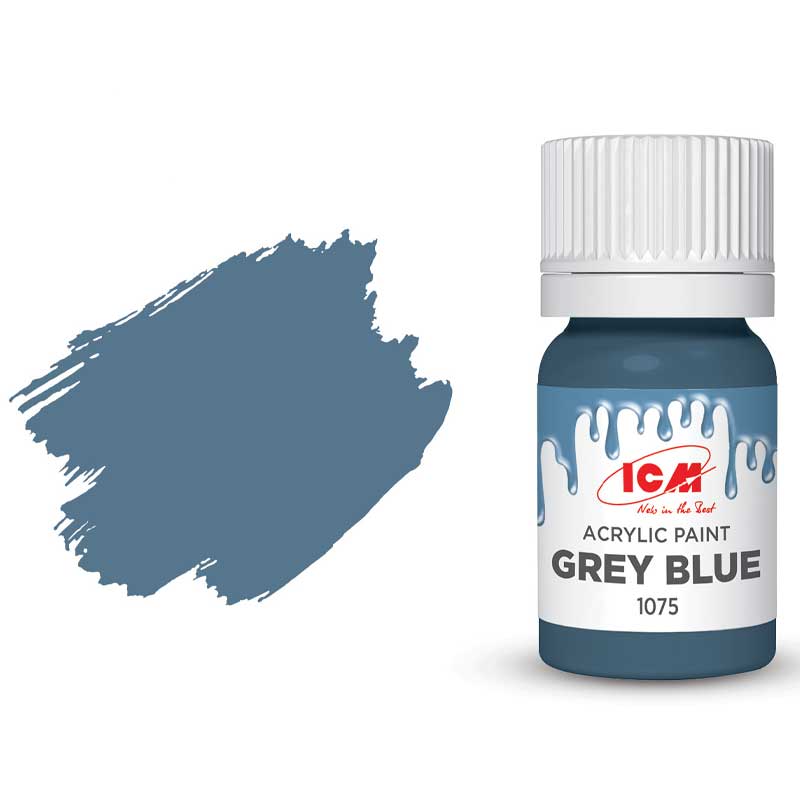 ICM Acrylic Paint - Grey Blue (12ml) 1075